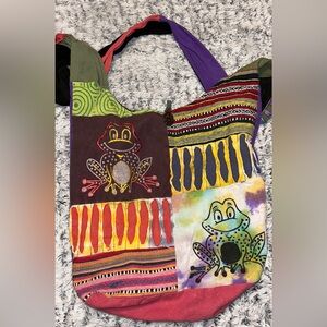 Cotton Ghary Razor Patch Frog Crossbody Bag